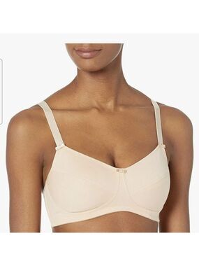 NWT Amoena Ruth B Nude Cotton Wire  Free Size 38AA Mastectomy 40AA